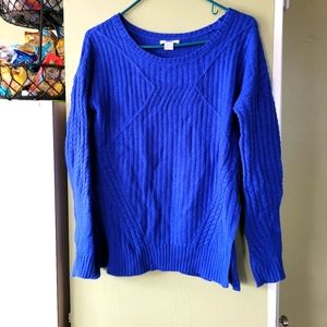 Blue Knit Sweater